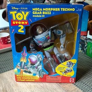 Vintage NEW! Toy Story 2 Mega Morpher Techno Gear Buzz module 111 action figure